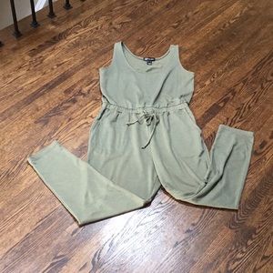 Green Utility Jumpsuit